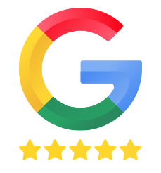 Google 5-star rating graphic showing excellent customer reviews for STB Electrical in Perth