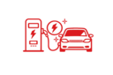 EV charger installation icon